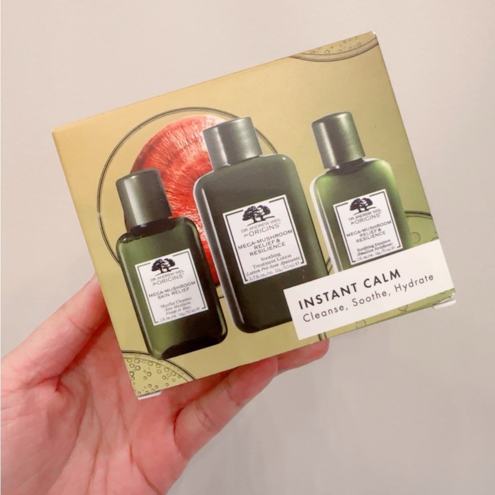 NEW ORIGINS Instant Calm Cleanse Soothe And Hydrate 3 Piece Set